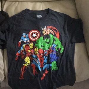 Big Boys Marvel and more size 10/12 T shirts